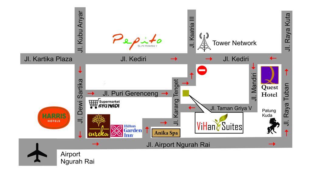 Vihan Suites Bali Kuta  Exterior photo